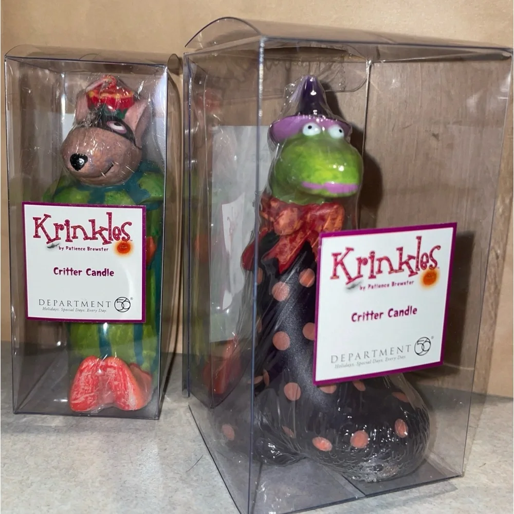 $11 bundled price! Critter party candles Department 56 NEW in boxes